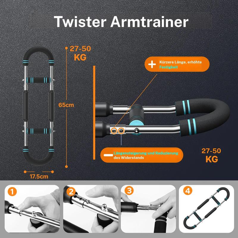 đąđą50 % RABATT! Verstellbare Hantelstange 60â110 lbs â Tragbarer Arm- und Brusttrainer, das ultimative FitnessgerĂ€t fĂŒr zu Hause! âšđ„
