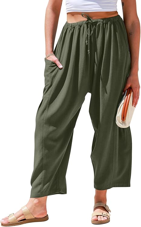 👖💃 50% RABATT! Freizeithose aus Leinen mit weitem Bein für Damen – Luftig, lässig & perfekt für Sommer, Stadt & Reisen ✨