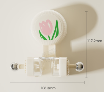 Universeller Saugnapf-Duschhalter – 360° drehbar, bohrfrei & passt zu aller Duschköpfe 🚿