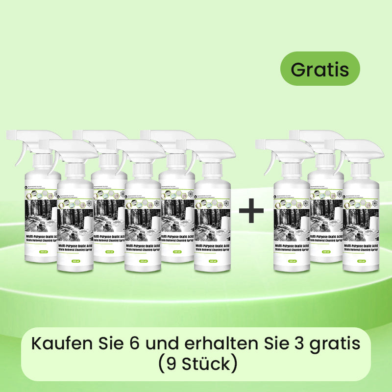 🌸✨Kaufen Sie 1 und erhalten Sie 1 gratis (2 Stück)🌸Mehrzweck-Oxalsäure-Fleckenentferner-Spray