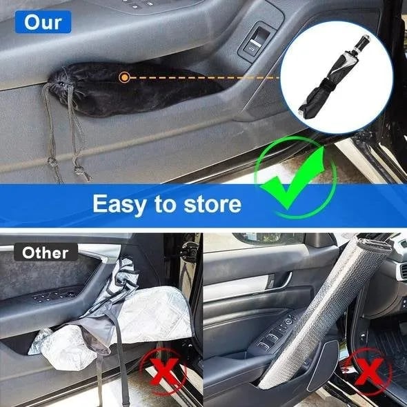 🚗🔥 SOMMERSCHLUSSVERKAUF BESTSELLER ONLINE! Faltbarer Auto-Sonnenschirm – Blockiert Hitze & UV-Strahlung 💯✨