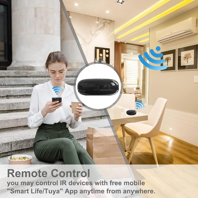 🔥【Limitierte Auflage – 50 % Rabatt】✨WLAN-Alexa-IR-Universalfernbedienung für Smart Home, All-in-One-Hub, Steuerung per App oder Sprachbefehl