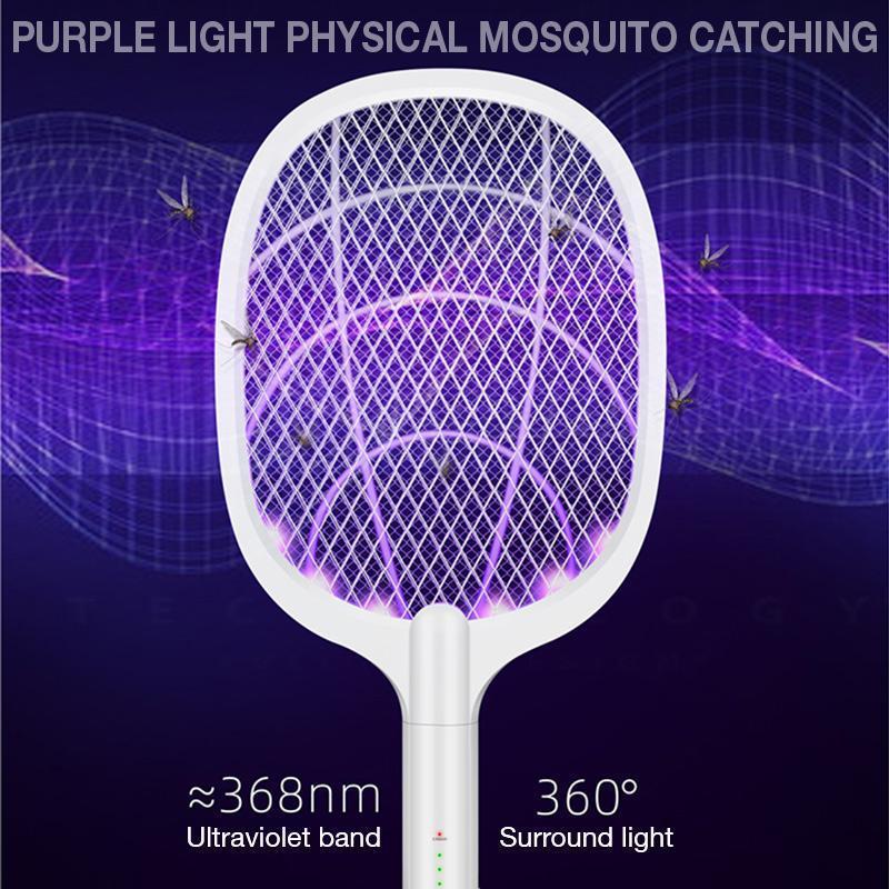 🚫🦟2-in-1 elektrische Fliegenklatsche und Mückenschutzlampe für die Nacht