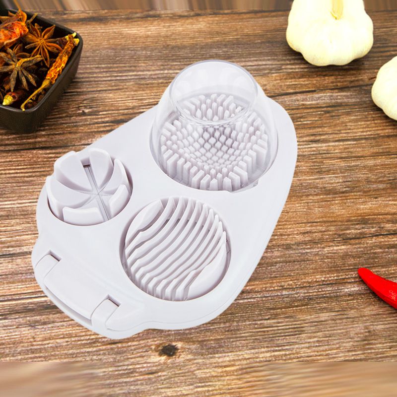 🔥2025 Heißer Verkauf🥚 Multifunctional 3-in-1 Egg Slicer