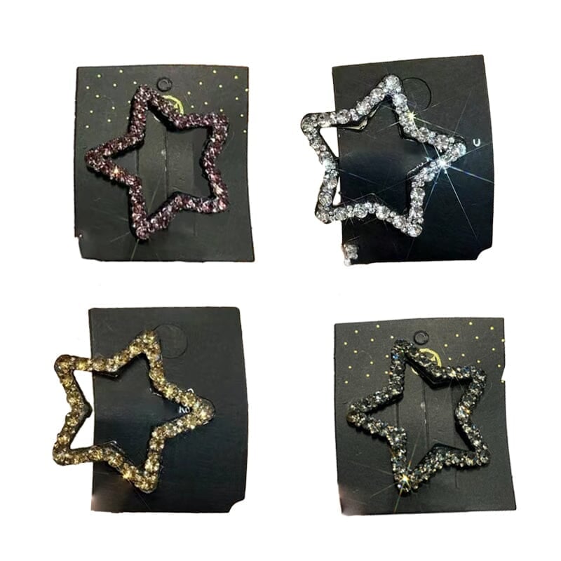 🎁✨Haarspangen mit Bling-Strasssteinen und Schnappverschluss (50 % RABATT)🌸