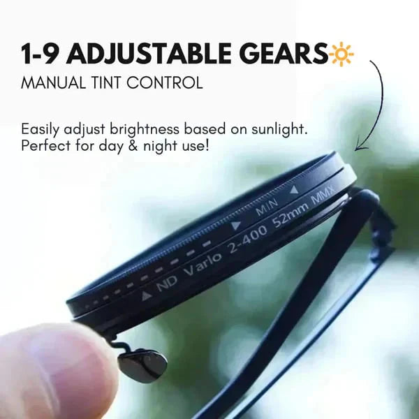 🚀🌤️ Verstellbare getönte, polarisierte runde Sonnenbrille👓