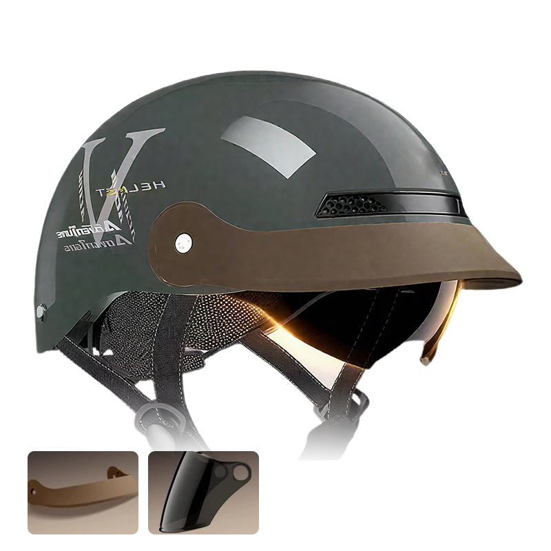 ⏳Begrenzte Zeit 60% Rabatt💥🛡️Atmungsaktiver, leichter und stoßfester Motorradhelm🏍️
