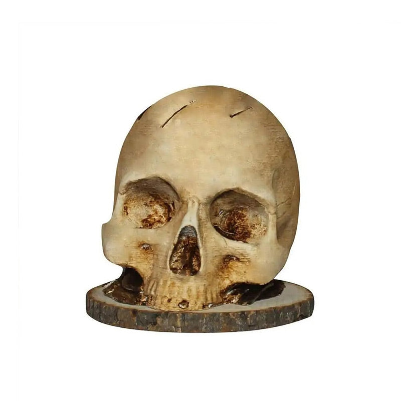 💀🎃 HALLOWEEN-ÜBERRASCHUNG – BIS ZUM HALBEN PREIS! Kreativer Totenkopf-Messerhalter aus Harz – Gruselig, praktisch & perfekt für Halloween-Deko & Küche ✨