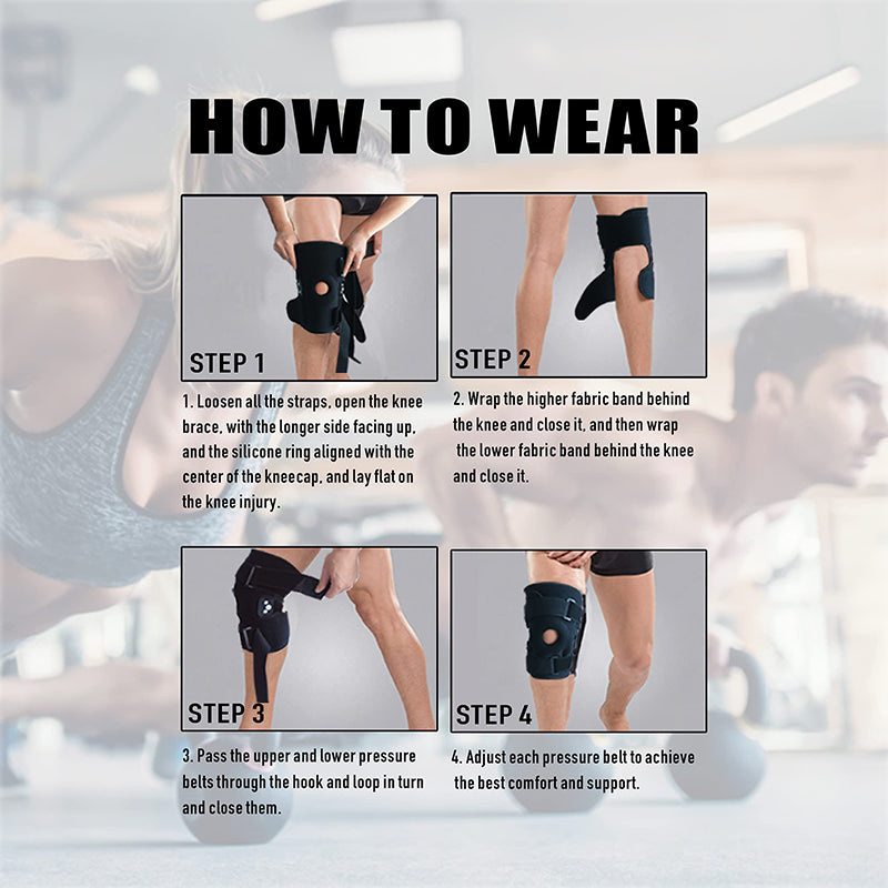 🦵 Atmungsaktive, verstellbare Kniebandage – Leichte Gelenkunterstützung für Sport oder Alltag, optimaler Komfort 🏃♂️📦
