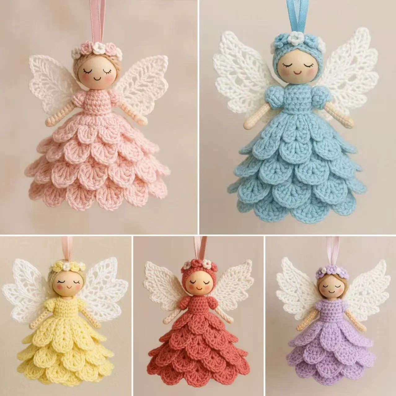 👼 50% RABATT + KAUFE 2 ERHALTE 3! ✨ Häkelset für Engelsfigur - Umfassendes Beginner-Freundliches Kit mit Wolle, Nadeln & Anleitung 🧶✨
