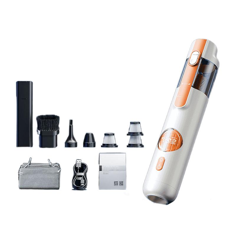 🛒 50% RABATT JETZT! ✨ 5-in-1 Smart Handstaubsauger Set - 15KPA Starkes Saugen & 30 Min Laufzeit mit 4 Aufsätzen für Auto/Haushalt 🚗🏠