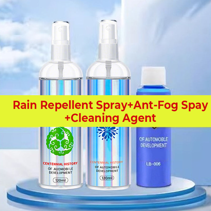 🔥Heißer Verkauf 50% 0FF🔥Autoglas-Regenabweisendes & Anti-Beschlag-Beschichtungsset