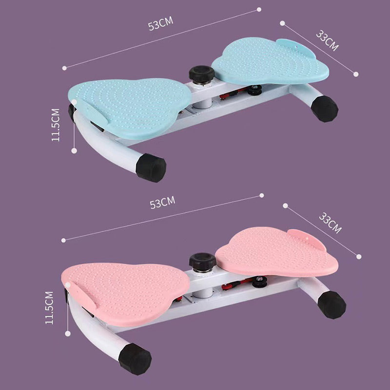 Hüfttwister, Twist Waist Disc Borad für Frauen, Bauchmuskeltrainer mit 2 Widerstandsbändern für Schlanke Taille & Core-Training, Max 136KG, Geräuschloses Heim-Fitnessgerät