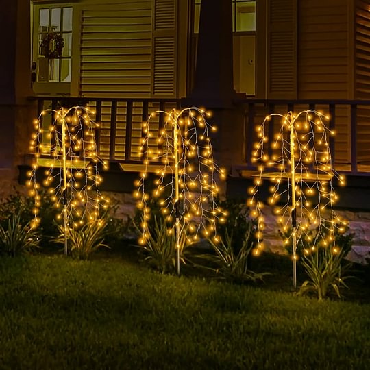 đâïžSolar-Bodenlampe als Feuerwerk â dekorativ & wetterfest â perfekt fĂŒr Garten & Wege