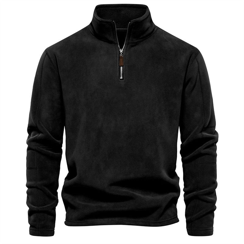👔✨ 50% RABATT! Stilvolles Langarm-Oberteil mit halbem Reißverschluss für Herren – Lässig, vielseitig & perfekt für kühlere Tage 🍂