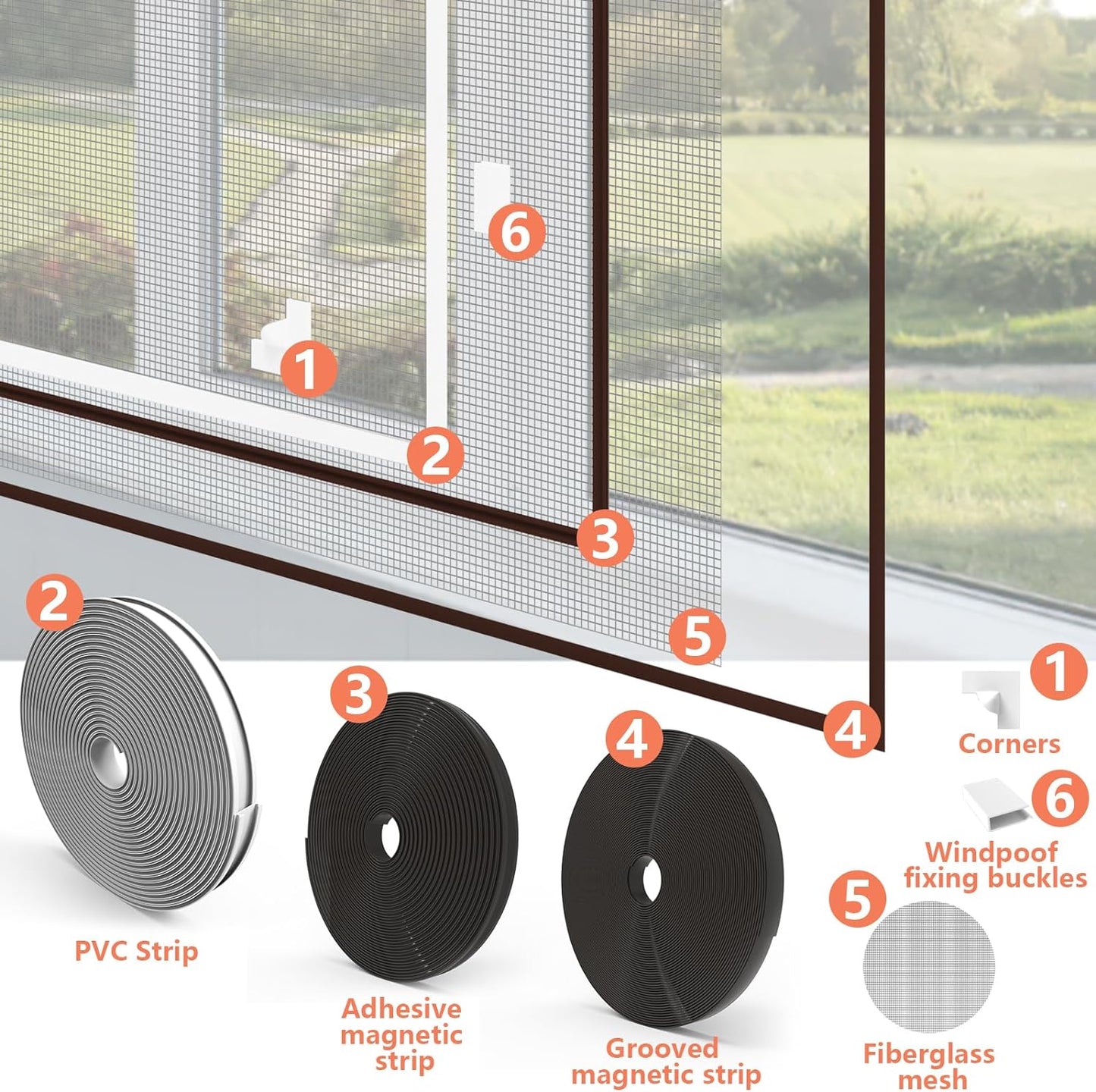 🪟✨ Magnetisches, verstellbares DIY-Fenstergitter – 50% RABATT! Kindersicher, werkzeuglos montiert & ideal für Mietwohnungen ✨