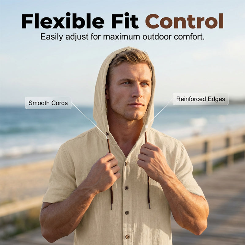 👕🧢 50% RABATT! Lässiges Kurzarm-Hoodie-Shirt für Herren – Sportlich, bequem & perfekt für Sport und Freizeit 🏃♂️