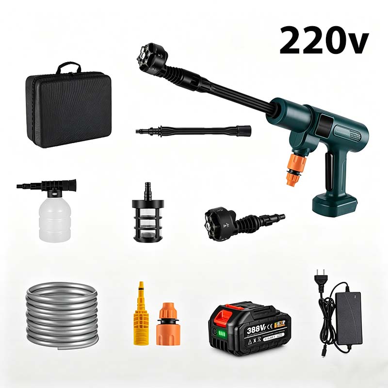 🚿✨ Multifunktionaler Hochdruckreiniger-Sprühpistole – 5-in-1 Düsen, Hochdruck & Einfache Handhabung für Auto, Terrasse & Garten 🚗🏡