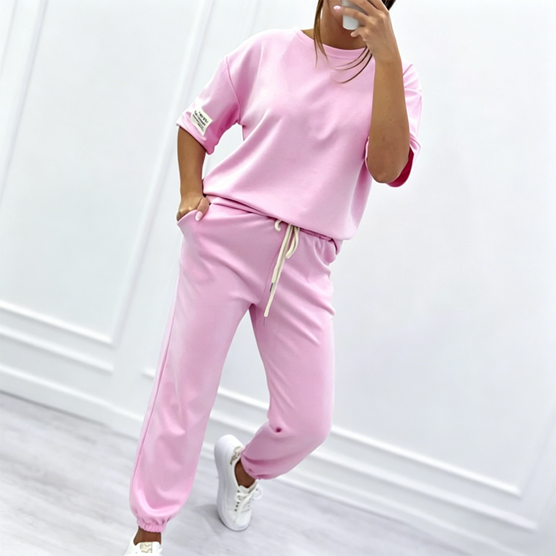 đđ„ NEUER HEISSER SALE! LĂ€ssiges Set aus kurzĂ€rmeligem Oberteil und Hose fĂŒr Damen â Bequem, luftig & perfekt fĂŒr Sommer, Freizeit & Urlaub âš