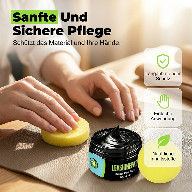 ⏳Begrenzte Zeit 60% 📢📢2 kaufen,1 gratis📍📍Mehrzweck-Pflegepaste für schwarzes Leder