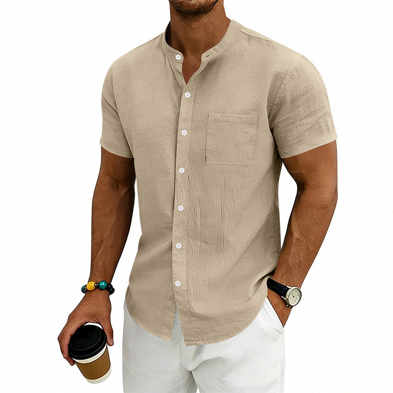 👕☀️ MID-SEASON SALE: −50% NUR FÜR KURZE ZEIT! Herren-Kurzarmhemd in lockerer Passform – Einfarbig, atmungsaktiv & vielseitig für Alltag, Arbeit & Freizeit ✨