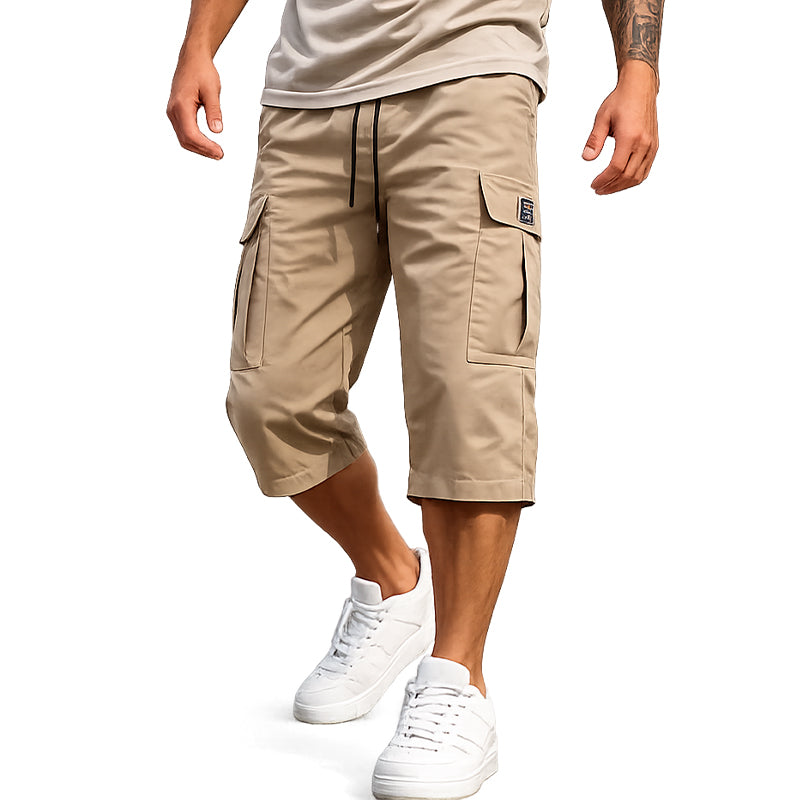 👖🌿 50% RABATT! Herren Casual Caprihose mit Kordelzugbund – Leicht, atmungsaktiv & perfekt für Sommer, Freizeit & Stadt ✨