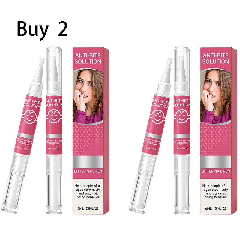 💅🛑 50% RABATT! Nagel-Kauen-Stopper für Kinder & Erwachsene – Bitterstoff-Lack, ungiftig & transparent – Schützt vor Nagelbettentzündung & bricht den Gewohnheitskreis ✨
