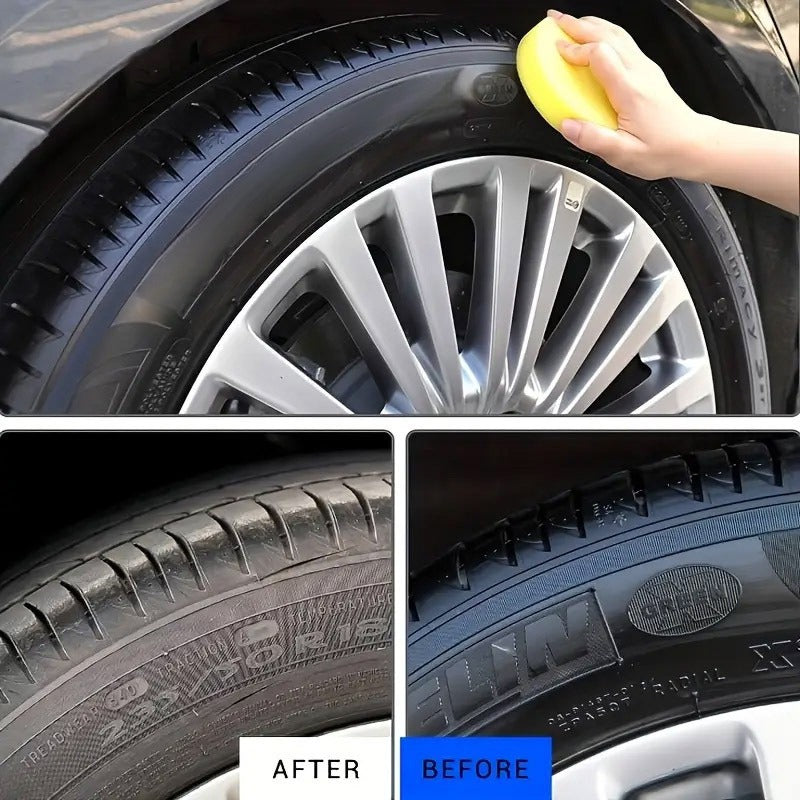 🚗✨ 50% RABATT! Schneller & langanhaltender Schwarzer Kunststoffpfleger – Für Stoßfänger, Verkleidungen, Türdichtungen & Innenraum – Frischt schwarze Kunststoffe auf & schützt vor UV 🌑