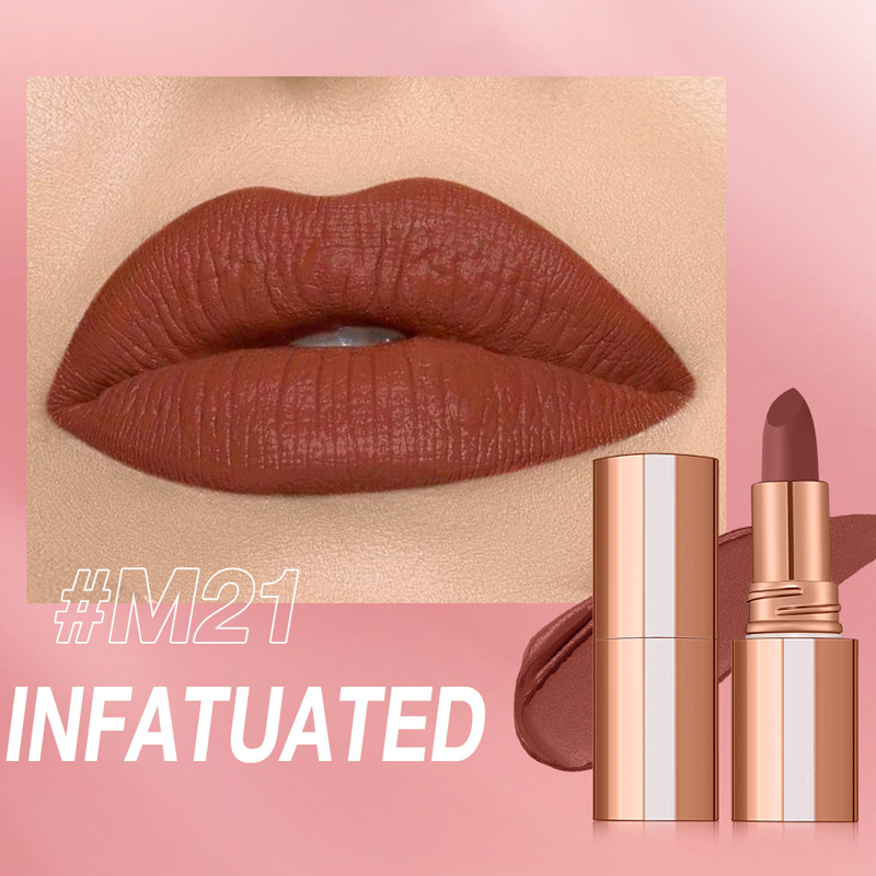 👄24 Stunden lang anhaltender matter Lippenstift👄