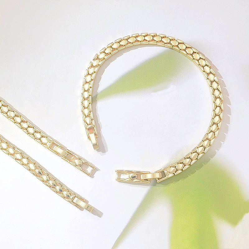 đâš 50% RABATT! Elegantes Damen-Goldketten-Armband â Feine Gliederkette, vergoldet & hautfreundlich â Perfekt fĂŒr den Alltag, besondere AnlĂ€sse oder als Geschenk đ