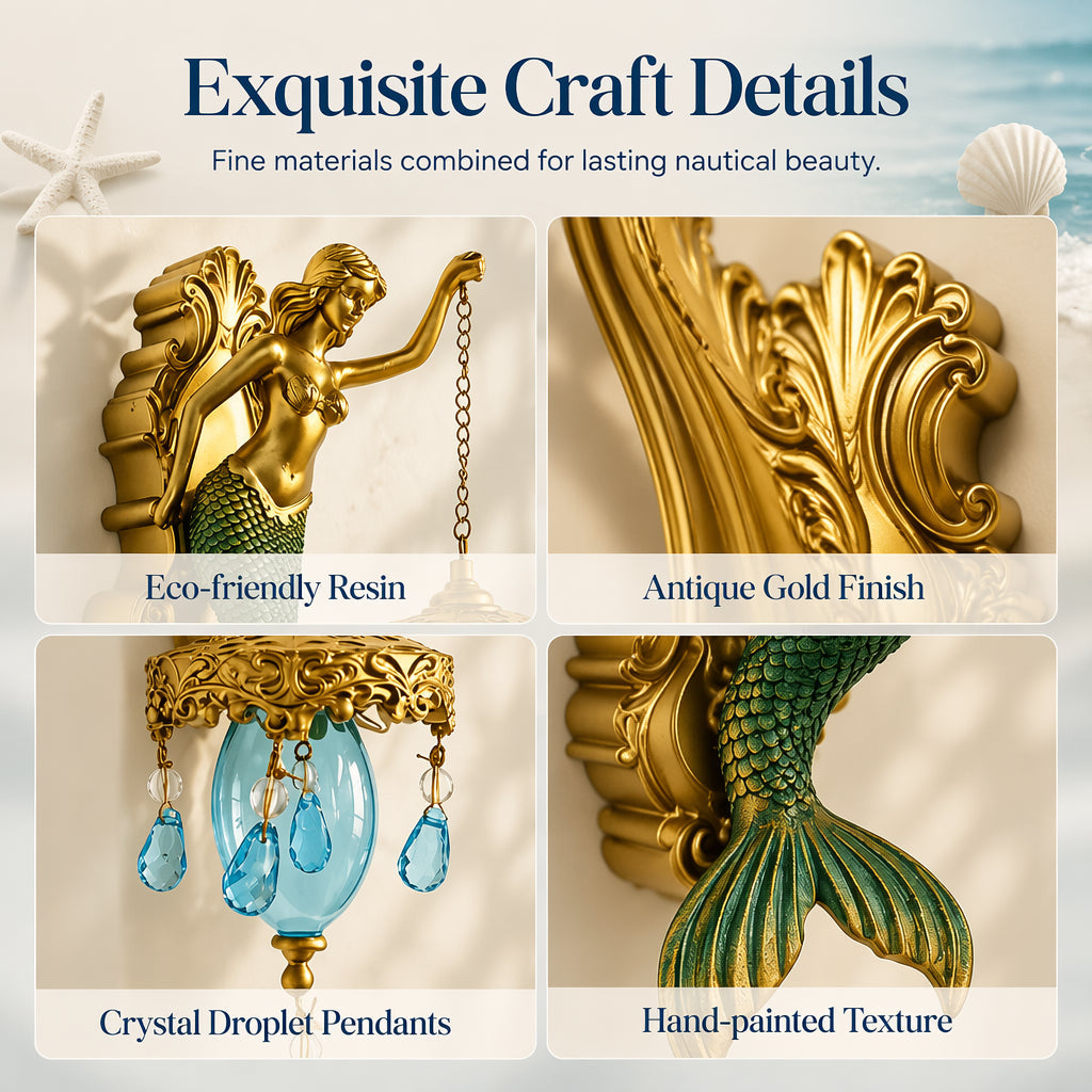 🧜♀️✨ 50% RABATT! Vintage Meerjungfrau Wandleuchte – Maritimes Design, nostalgischer Charme & stimmungsvolles Licht – Perfekt für Flur, Bad & nautische Dekoration 🏮🌊