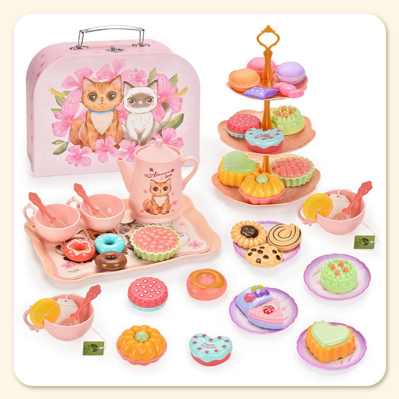 đ” BLITZANGEBOT: 50% RABATT! đŠ Kinder-Teeservice Spielzeug â PP/PS â 17-teilig Tragbar fĂŒr Kinder ab 3 Jahren â Fantasiespiel & Teeparty đ