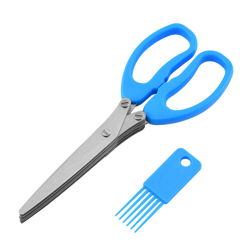 ⏳ 50% RABATT! ✂️ 5-Klingen-Kräuterschere – Mehrlagiger Küchen-Kräuterschneider | Schnell Schnittlauch, Petersilie, Frühlingszwiebeln & frische Kräuter hacken | Schnell, einfach & ohne Chaos