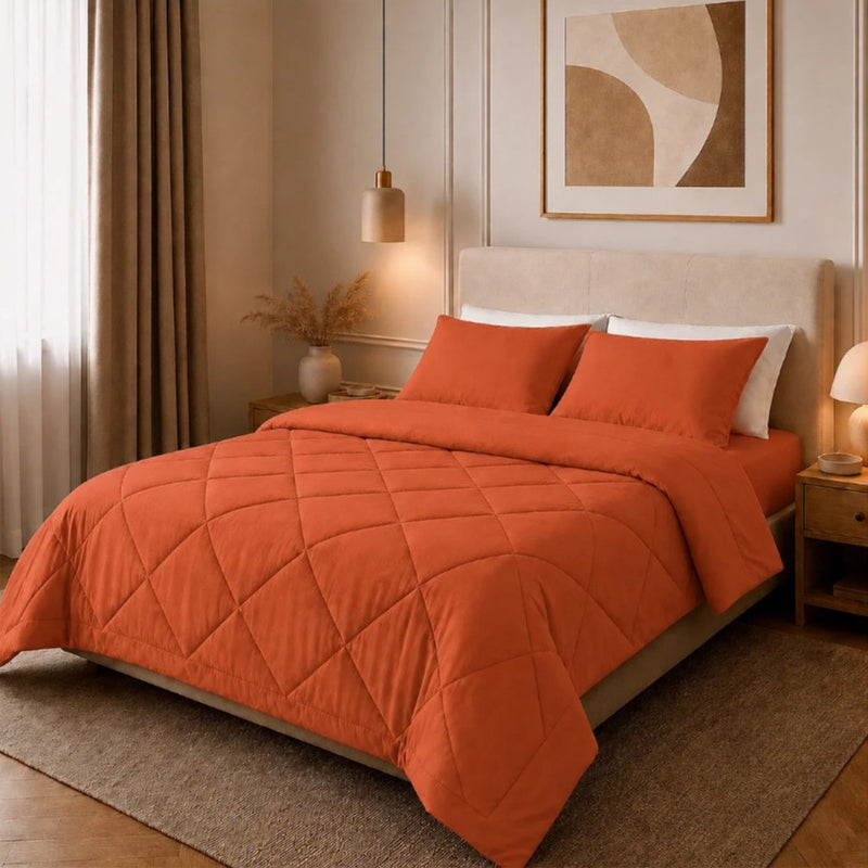 🛏️ LIMITIERTES ANGEBOT 50% RABATT! ✨ 3-teiliges Steppdecken-Set – Weich, Atmungsaktiv, Ganzjährig 🧶