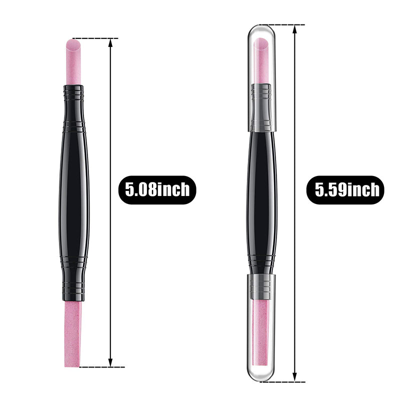 💅 Neu & 2-in-1! 💎 Doppelköpfiger Quarz-Nagelfeilen-Polierstift – Feile, Glätten & Polieren in einem – Feine Quarzspitzen, ergonomischer Stiftgriff – Ideal für Natur- & Gelnägel, Cuticula-Pflege & tägliches Maniküre-Setup ✨