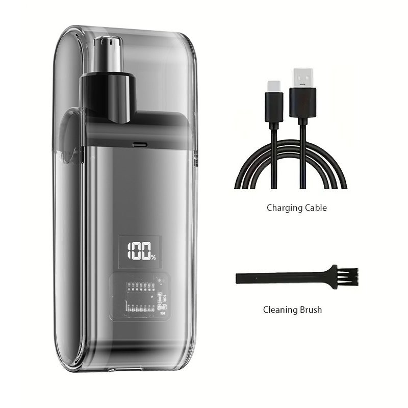 🔋 50% RABATT! ✨ Wiederaufladbarer Nasen- & Ohrenhaarschneider – Kompakt, leise & perfekt für die schnelle Pflege unterwegs – Ganzkörper waschbar & ideal für Herren 🧔♂️