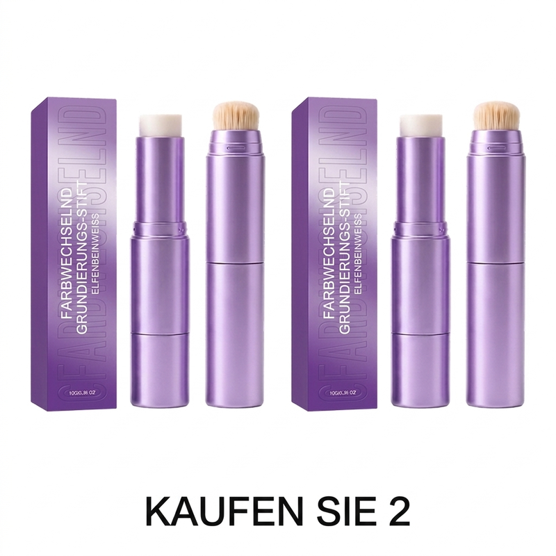 🔥Über 50.000 Frauen vertrauen darauf🔥 2-in-1-Foundation-Stick mit Farbwechsel-Effekt