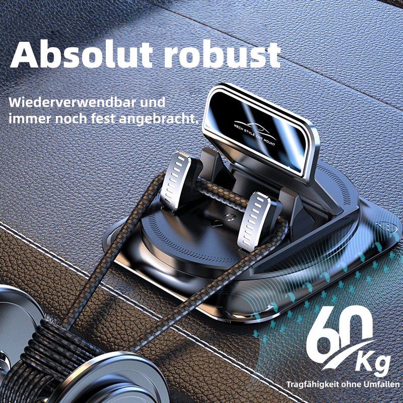 📱 50% RABATT! 🚗 Autotelefonhalterung – 360° Drehbar, Vollständig Einstellbarer Winkel & Stabilität Auch Auf Holprigen Straßen Für Jedes Telefon 🔄