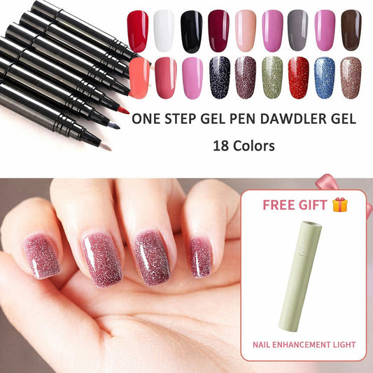 💅 Nur für kurze Zeit: 1 kaufen, 1 gratis ! ✨One Step Nagellackstift🎨Kostenlose Mini-UV-Nagellampe für die Hand💡