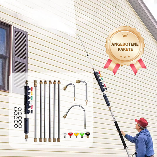 💎 50% RABATT! 💥 Profi Hochdruckreiniger-Stab-Set (4000 PSI) – Extrem Robust, Verstellbare Düse & Tiefenreinigung