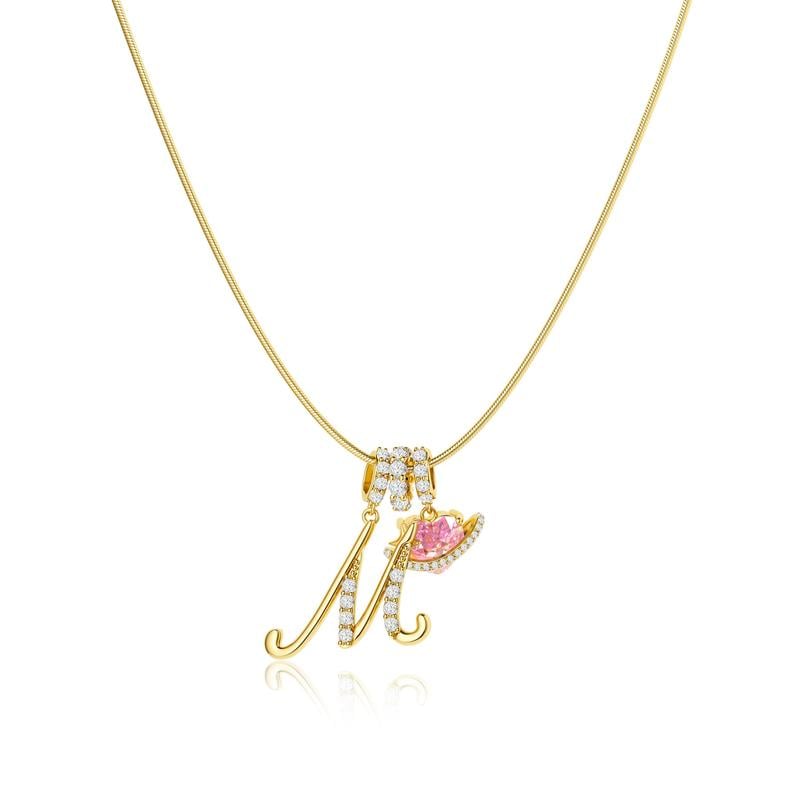 💖 LETZTER TAG – 50 % RABATT ✨ 3-lagige Anhänger-Halsketten mit Initialen A-Z 🎀 | Personalisiert & elegant