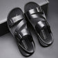 👡🔥 HEUTE 50% RABATT! Neue Herren-Strandsandalien aus Leder – Echtes Leder, rutschfest & perfekt für Sommer, Strand & Alltag ☀️✨