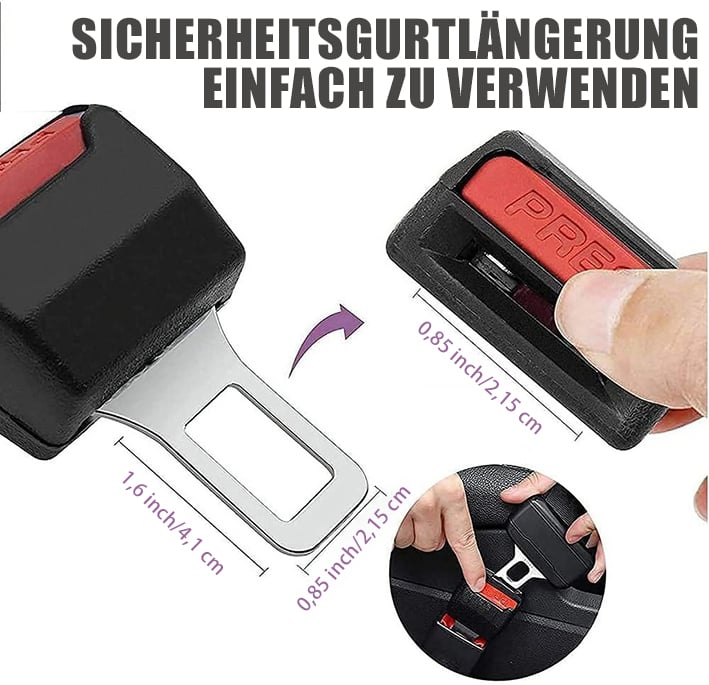 🔥Letzter Tag: 60% Rabatt! ⏰🚗Auto-Gurtschloss-Verlängerung, Sicherheitsgurt-Clips🎁