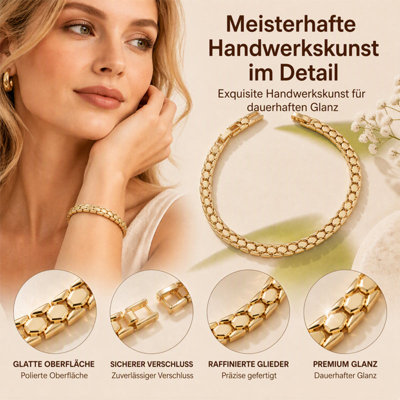 💎✨ 50% RABATT! Elegantes Damen-Goldketten-Armband – Feine Gliederkette, vergoldet & hautfreundlich – Perfekt für den Alltag, besondere Anlässe oder als Geschenk 💛