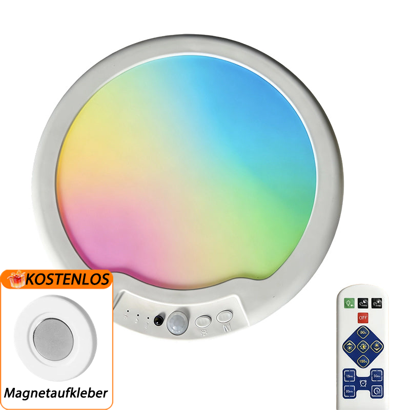 🔥LIMITIERTES ANGEBOT 50% RABATT💡🔋Wiederaufladbare LED-Deckenleuchte mit Bewegungssensor & Fernbedienung – USB-Aufladbar, Farbwechsel, Einfache Montage ✨