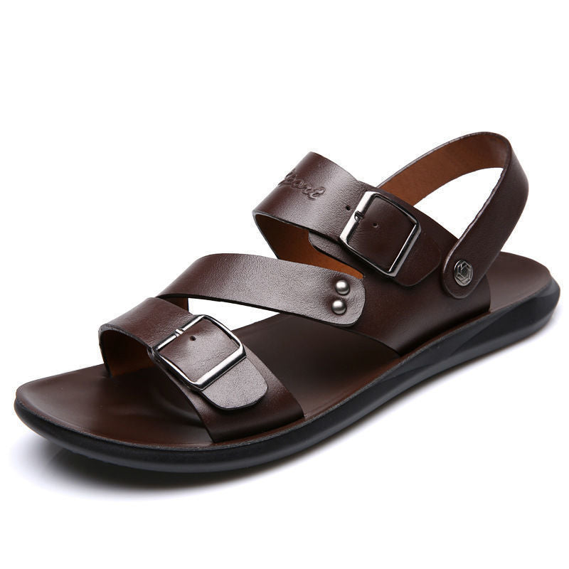 👡🔥 HEUTE 50% RABATT! Neue Herren-Strandsandalien aus Leder – Echtes Leder, rutschfest & perfekt für Sommer, Strand & Alltag ☀️✨