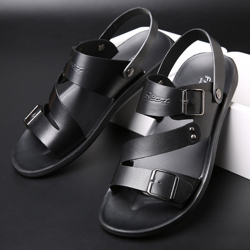 👡🔥 HEUTE 50% RABATT! Neue Herren-Strandsandalien aus Leder – Echtes Leder, rutschfest & perfekt für Sommer, Strand & Alltag ☀️✨