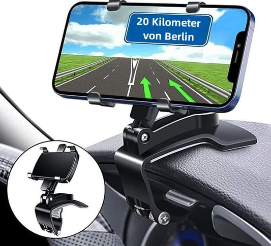 🏆2026 Neuankömmling50% RABATT - 360-Grad-drehbare Handyhalterung fürs Armaturenbrett im Auto