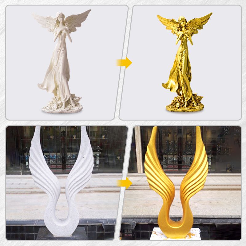 🔥🛡️ Blattgoldfarbe auf Wasserbasis für Kunst, Malerei & Kunsthandwerk – 50% RABATT! Hochglänzend, lösungsmittelfrei & perfekt für Canvas, Holz & Keramik