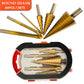 🔩✨ 50% RABATT! Titanbeschichtetes Pagoden-Bohrerset – Präzise, langlebig & ideal für Holz, Kunststoff & Metall ✨